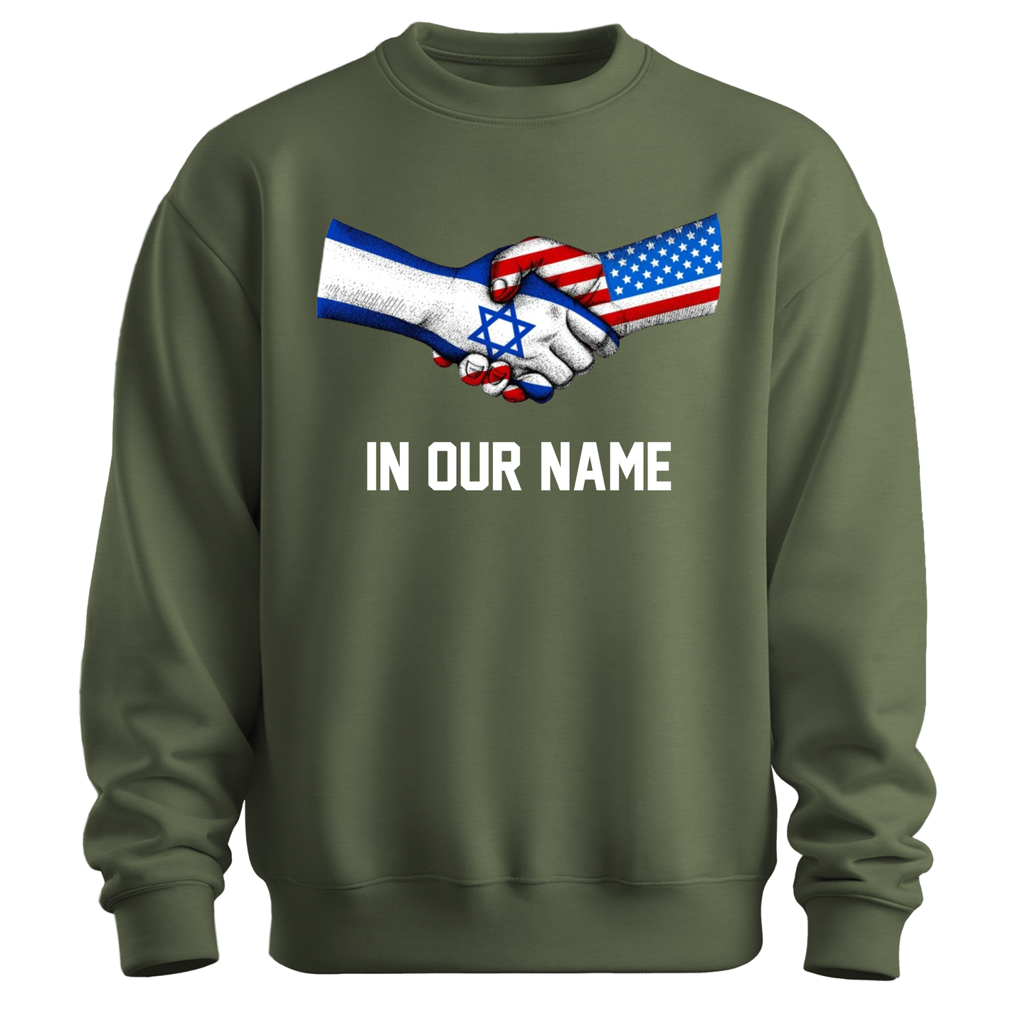 In Our Name Handshake Sweatshirt