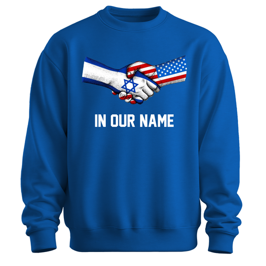 In Our Name Handshake Sweatshirt